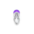 Anālais spraudnis ar violetu dārgakmeni – 8.8 cm (3.5″) — Foto 6