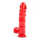 Doc Johnson Jelly Jewels intīmā ierīce ar piesūcekni – 15 cm (6″) – sarkans — Foto 3