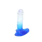 Kiotos Cox Color Dildo – 18 cm (7″) – Clear Blue — Photo 2