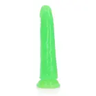 Slim reālistisks dildo ar piesūcekni - tumsā spīdošs - 15.5 cm (6″) — Foto 7
