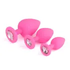 Jewellery Anal Plug Set (3-Piece) – 9.3 cm – Pink — Photo 5