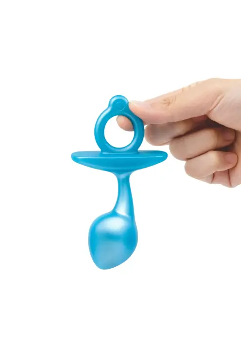 B-Vibe Bulb Plug – 6.4 cm (2.5″) – Tirkīza – Blue Foto 7