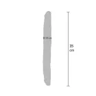 Get Real by TOYJOY dvigubas dildo – 35 cm (13.8″) – kūno spalva — Nuotrauka 2