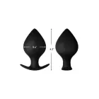 FORTO F-60 SPADE pīķa formas anālais spraudnis – L – Melns — Foto 5