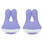 PLAYBOY Pleasure In A Pinch Vibrating Silicone Adjustable Clamps – Pink — Photo 3