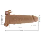Pretty Love Quillon – vibruojanti varpos rankovė – 17 cm (6.7″) – kūno spalva — Nuotrauka 7