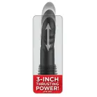 Fetish Fantasy Ultimate Silicone Thruster – thrusting dildo with suction cup and vibro bullet – black – 36.8 cm — Photo 7