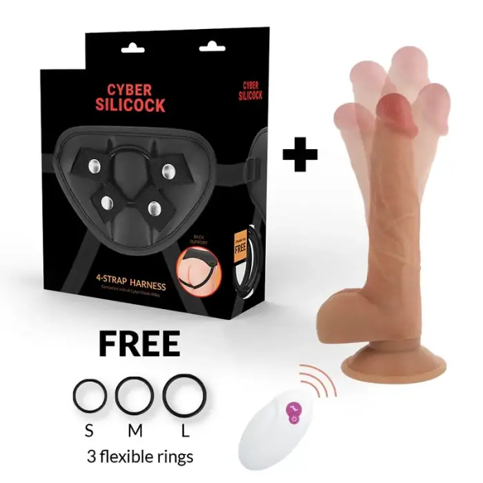CyberSilicock Master John Remote System вибратор – 23.88 см (9.4″)
