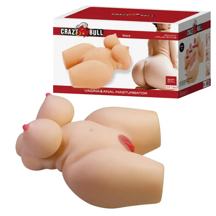 Crazy Bull Grace tupe- ja anaalmasturbaator