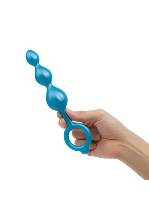 B-Vibe ar bumbiņām anālais spraudņu komplekts – Daudzkrāsains Foto 15