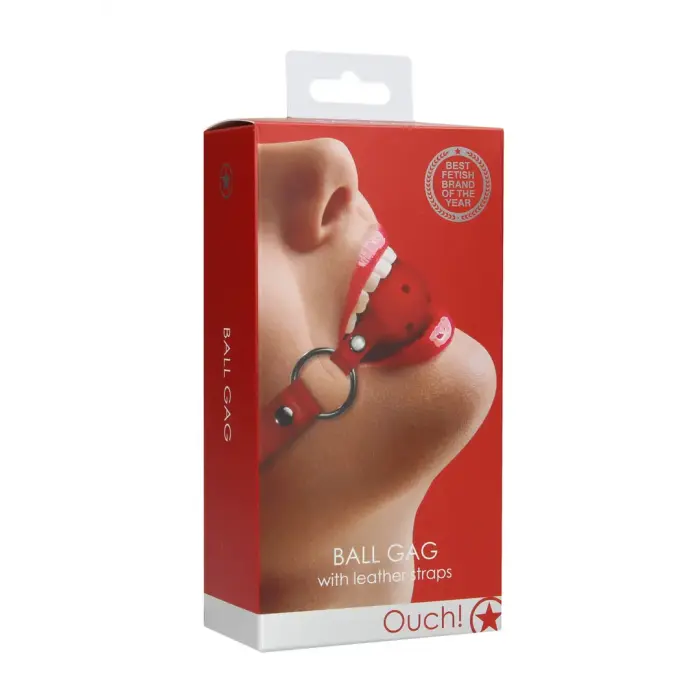 Ouch! odinis kamuolinis antkramtis – raudonas