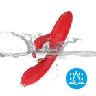 Crazy Horse красный трехточечный кролик-вибратор – 22.3 cm (8.8″) — Фото 9