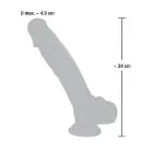 Medical Silicone Dildo – 24 cm (9.5″) – Skin — Photo 7