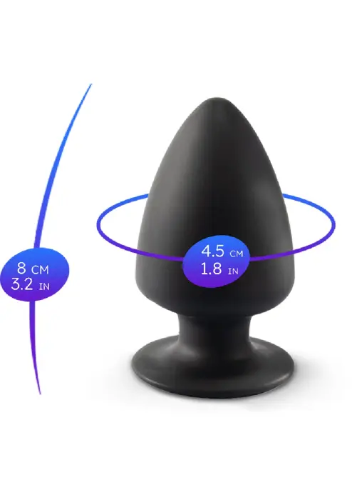 Silex-D Anal Plug – XS – Black