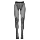 Cottelli LEGWARE Crotchless Tights with Overknee Look – Black — Photo 7