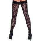 Cottelli LEGWARE Leopard Hold Up Stockings – One Size — Photo 4