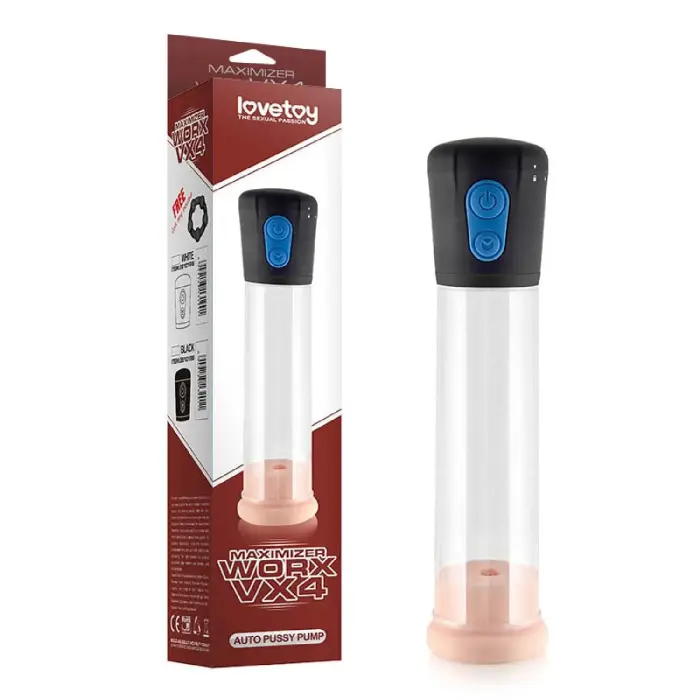 Maximizer Worx VX4 Auto Pro – automatinis penio vakuuminis siurblys su silikono manžete – skaidrus