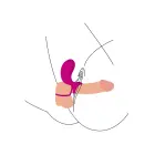 Couples Stimulator Ring – Pink — Photo 4