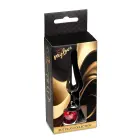 MyLove Toys Jewellery Dark Silver anaaltapp – 9.5 cm – Punane — Foto 9