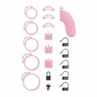 LOCKDOWN Chastity Cage Large Pink - Secure ABS System, Spacious Fit — Foto 7