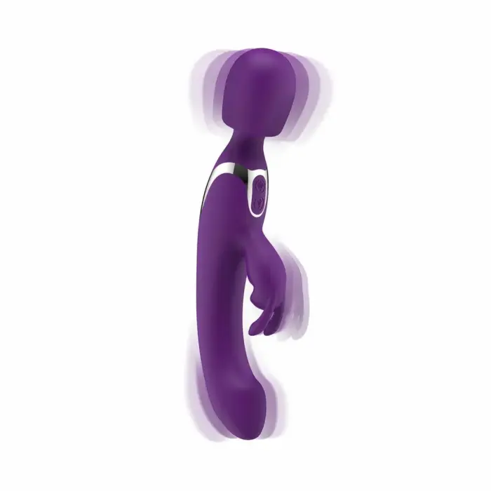 Easytoys Vibe вибратор-жезл 2 в 1 – фиолетовый
