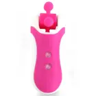 FeelzToys Clitella – компактный клиторальный стимулятор со сменными насадками – розовый — Фото 2