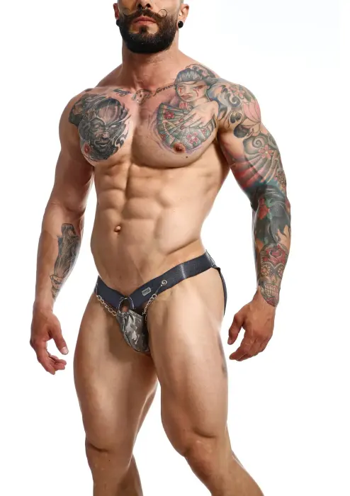 Dngeon Chainlink Jockstrap – Grey – One size