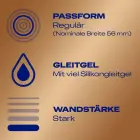 Durex Natural Feeling Polyisoprene Anatomical Condoms – 30 pcs. — Photo 3