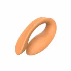 GLAM Couples Vibrator – flexible wireless remote couples vibe – gold – 6.5–8.5 cm — Photo 4
