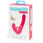 Happy Rabbit vibrējošs bezsiksnu strap-on – rozā — Foto 3
