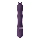 Gada G-Spot Rabbit Vibrator with Bunny Ears and Pulse Wave Shaft – 18 cm – Purple — Photo 2