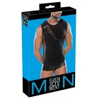 Men's Shirt with Mesh and Lacing – Black – XL — Photo 1