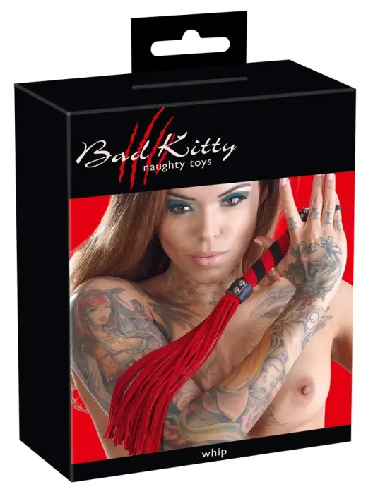 Red and Black Flogger – 38 cm