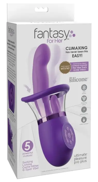 Fantasy For Her Pleasure Pro Plus vibrators – 24.1 cm (9.5″) – violets