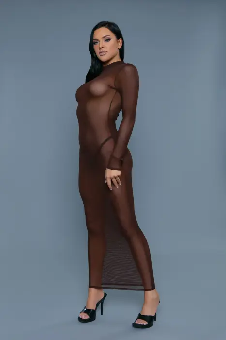 Avery Maxi Cover Up – Brūns – L/XL Foto 3