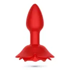 Giulietta - Rotating Anal Rose Plug with Remote Control – 7.7 cm – Red — Photo 2