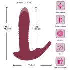 Javida Hands-free Remote Controlled Vibrator with 3 Functions – 14.5 cm (5.7″) – Pink — Photo 14