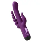 LUZ by TOYJOY Triple Aura – трёхточечный вибратор для точки G – фиолетовый – 24 см — Фото 1