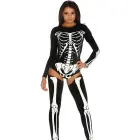 Leg Avenue Bad to the Bone skeletibodi säärejahutitega – XS/S — Foto 1