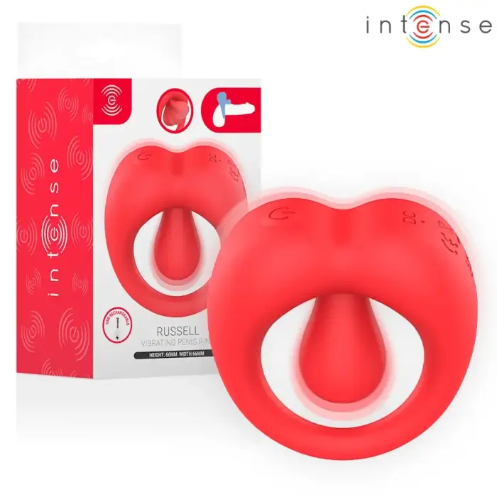 Intense Russell Vibrating Ring Red