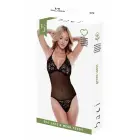 Baci Eco mežģīņu un tīkliņa bodijs – melns – S/M — Foto 1