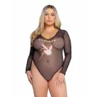 Playboy Lingerie Cover Girl October läbipaistev bodi – must – M/L — Foto 2