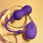 Playboy Pleasure Double Time Kegel Trainer Vibrator – 17.8 cm (7″) – Purple — Photo 5