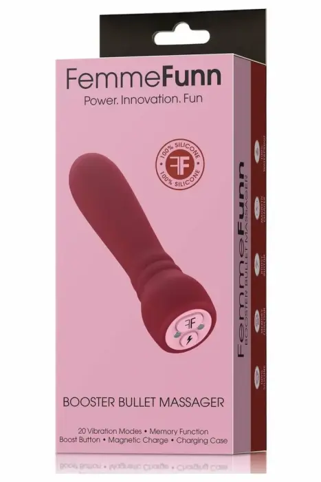 Вибропуля FemmeFunn Booster Bullet – 10.9 cm (4.3″) – красный