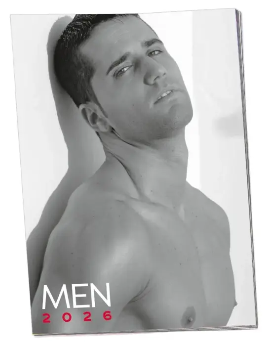Набор календарей PIN-UP Men на 2026 год, черно-белое издание А3