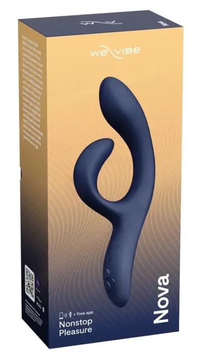 We-Vibe Nova 2 вибратор с двойной стимуляцией – 11 см (4.3″) – синий