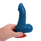 Fuck & Fist Thor S anatoomiline dildo eemaldatava iminapaga – 16 cm (6.3″) – sinine — Foto 4
