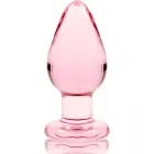 Ibiza Nebula Series Model 3 stikla anālais spraudnis – 11 cm (4.3″) – rozā — Foto 4