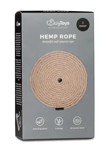 Hemp Bondage Rope 5 m – Brown