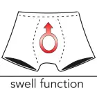 Svenjoyment vinüülist stringid paisutamisfunktsiooniga – ereroosad – L/XL — Foto 4